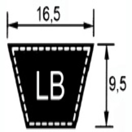 LB83 - Courroie LB63...