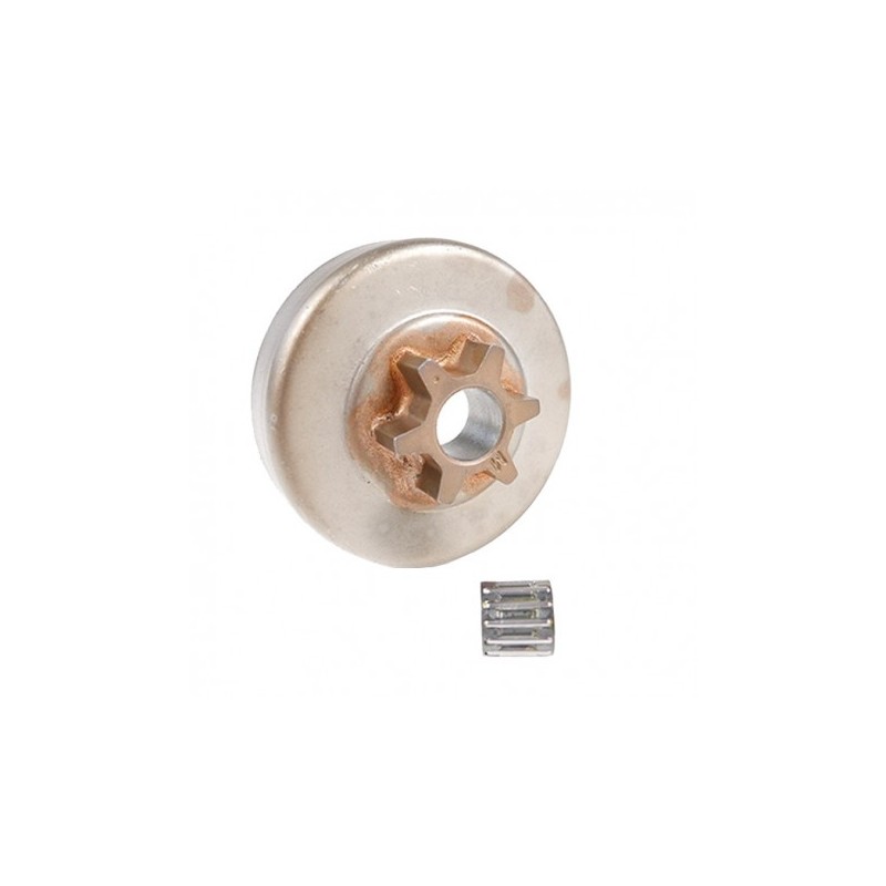 Pignon 3/8" 6 Dents Pour Tronçonneuse McCulloch CS 380 - Qualité Professionnelle Avec Roulement
