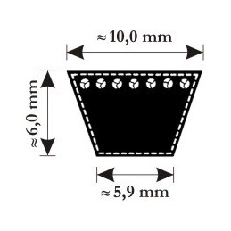 Z38 - Courroie Z38...