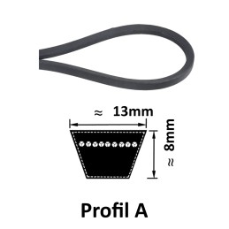 A40 - Courroie 13x1016Li