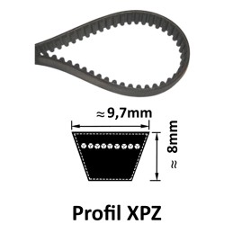 XPZ670 - Courroie Crantée...