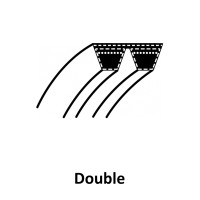 Courroie Double